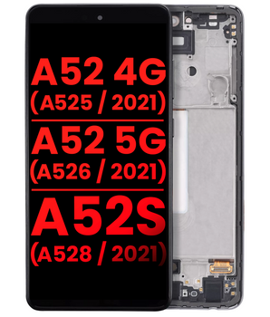 Anzeigemodul - A52 4G / A52 5G / A52S OLED Schwarz (Originalgröße)