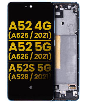 Display module - Galaxy A52 4G / A52 5G / A52S (Original refurbished) Blue