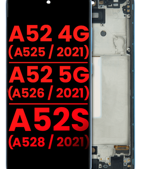 Anzeigemodul - A52 4G / A52 5G / A52S OLED Blau (Originalgröße)