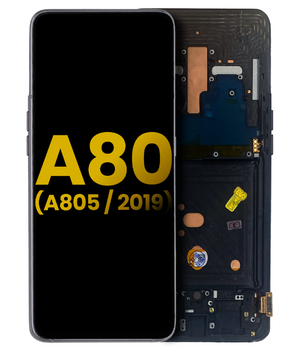 Anzeigemodul – Galaxy A80 (Original generalüberholt) Schwarz