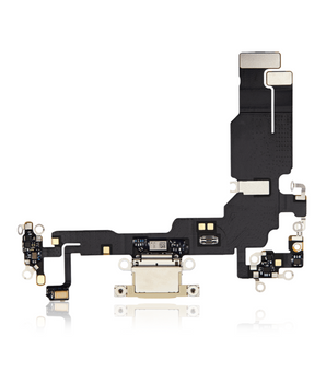 Charging port flex - iphone 15 (Yellow)