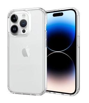 Telefoon hoesje - iPhone 15 Pro  (Transparant)