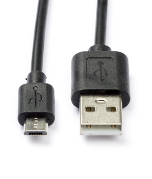 Micro USB cable Black