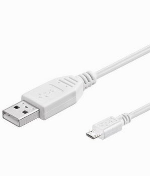 Micro USB cable White